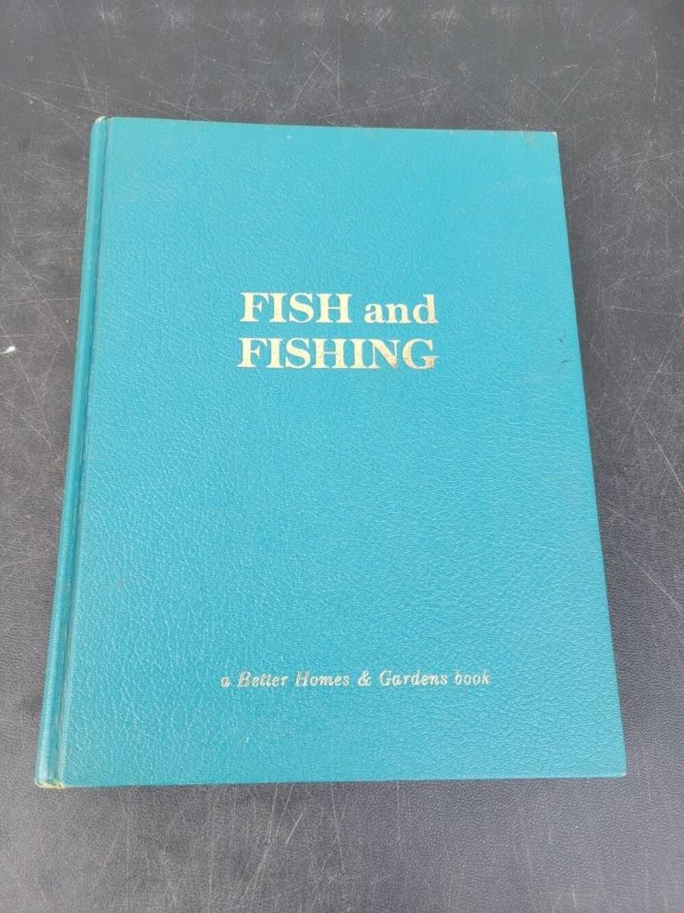 Vintage Fish And Fishing Maynard Reece Teal HC 1963 USA Better Homes & Gardens